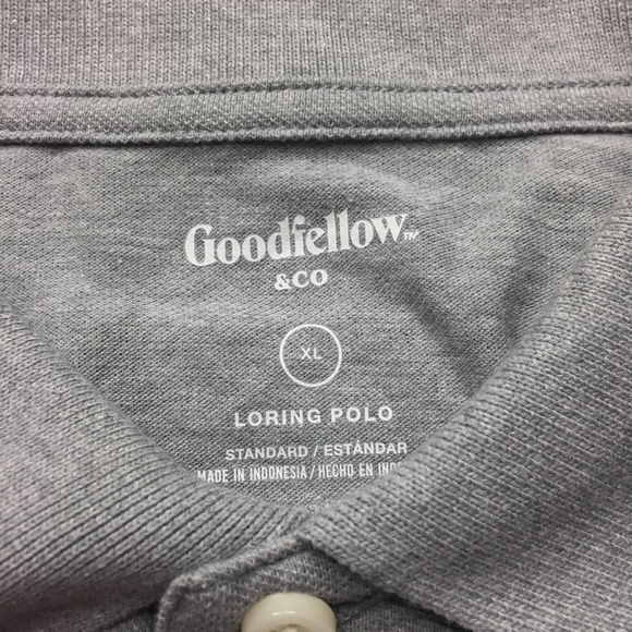 NWT Goodfellow Polo Shirt Grey Men S XL - Picture 6 of 10